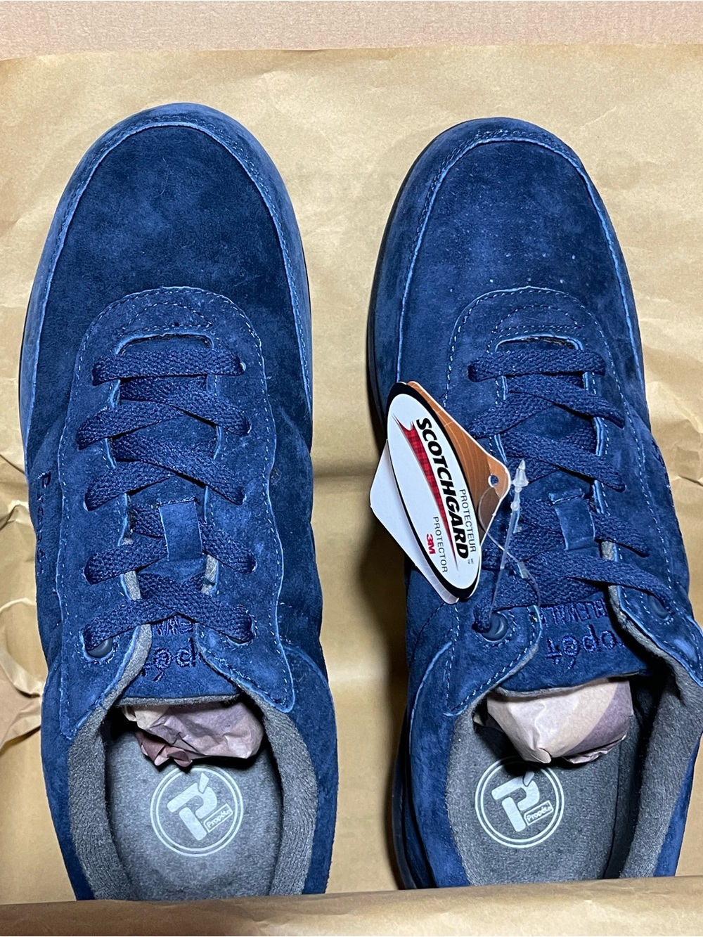 Prope’t  A5500 coded Orthotic Washable Walker Suede Leather Indigo W Sz 10W
